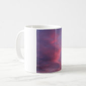 青とピンクの雲 コーヒーマグカップ (正面左)