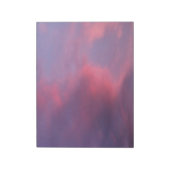 青とピンクの雲 ノートパッド (回転)