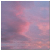 青とピンクの雲 ファブリック (クローズアップ)