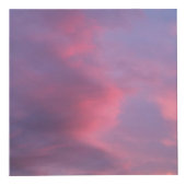 青とピンクの雲 フォトキューブ (正面)