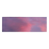 青とピンクの雲 名札 (正面)