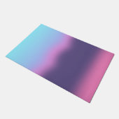 青とピンクの霧 – グラデーション ドアマット (アングル)