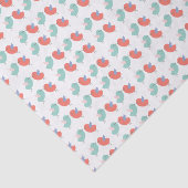 青とピンクの鳥 薄葉紙 (詳細)