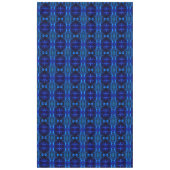 青と'フローティング'絡み合ったストローク テーブルクロス (正面)