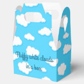 青とフワフワの白い雲の空 – お気に入りボックス フェイバーボックス (オープン)
