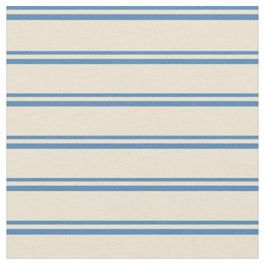 青とベージュの色のパターン ファブリック (クローズアップ)