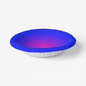 青とマゼンタのビッグデー ペーパーボウル (傾斜あり)