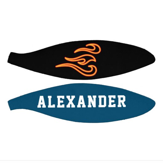 青とモダン黒の男のパーソナライズされた子 ミニバスケットボール (パネル)