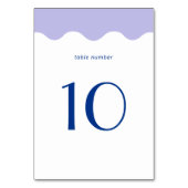 青とラベンダー波ホタテ縁どロ結婚の テーブルナンバー (裏面)
