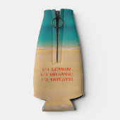 青と再れんが造りの壁 ボトルクーラー (裏面)