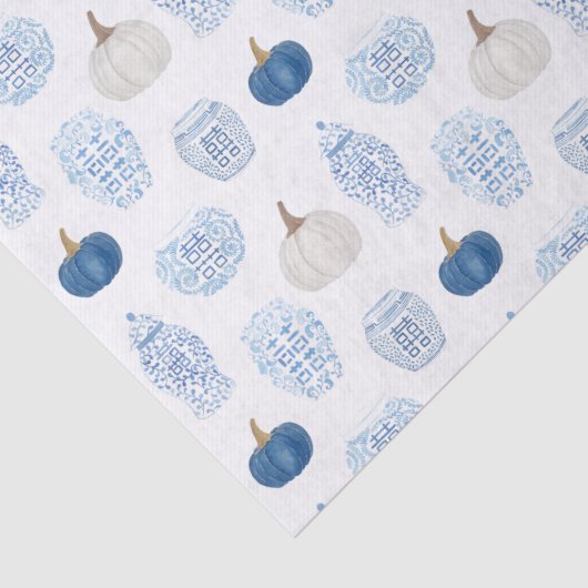 青と名門私立校風の白かぼちゃしょうがジャース秋 薄葉紙 (詳細)