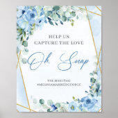 青と救済金ゴールドは、愛をキャプチャああスナップ ポスター (正面)