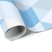 青と明るい青のトーンのパターン ラッピングペーパー (ロールコーナー)