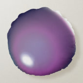 青と梅のバブルバルーン円枕 ラウンドクッション (裏面)