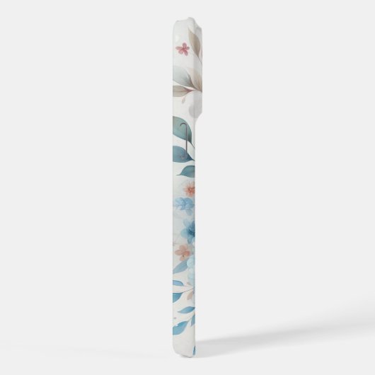 青と植物性の至福 iPhoneケース (右側面)