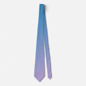 青と淡いピンクのグラデーションオムブレ ネクタイ (正面)