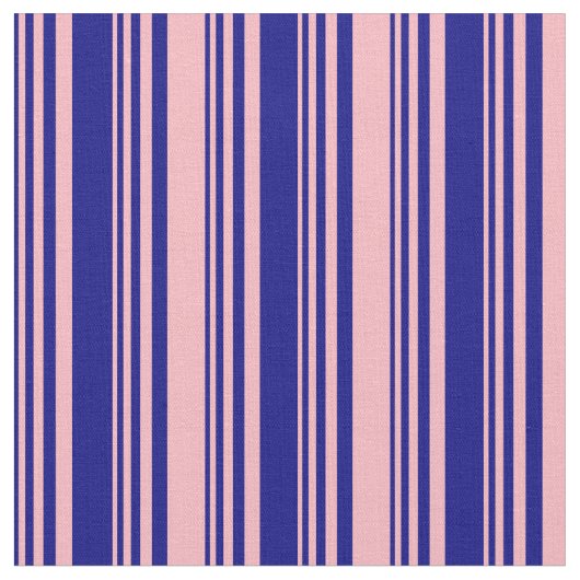 青と淡いピンクのパターン ファブリック (クローズアップ)