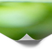 青と淡い色の青の写真 ポスター (角)