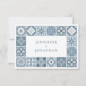 青と灰色のタスペインのイル (裏面)