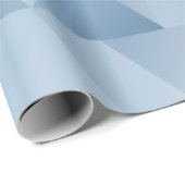 青と灰色の三角形 ラッピングペーパー (ロールコーナー)