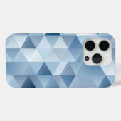 青と灰色の三角形 Case-Mate iPhoneケース (裏面 (横))
