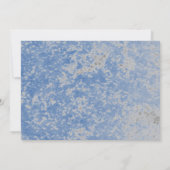 青と灰色の大理石で日付を保存 セーブザデート (裏面)