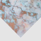 青と灰色の大理石及び茶色のグリッター 薄葉紙 (詳細)