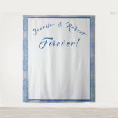 青と灰色の大理石結婚の タペストリー (正面)