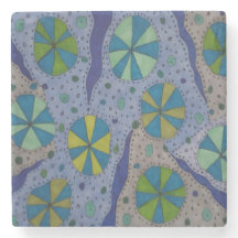 青と灰色の宇宙抽象芸術 