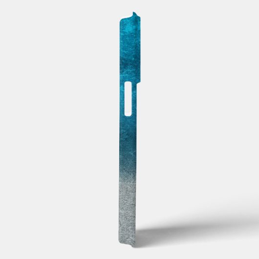 青と灰色の背景 Case-Mate iPhoneケース (裏面 / 右)