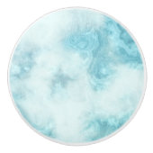 青と灰色の霜降りセラミックノブ セラミックノブ (正面)