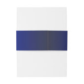 青と王室の金ゴールドプリンスベビーシャワー 招待状ベリーバンド (裏面例)