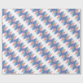 青と珊瑚の三角形 ラッピングペーパー (フラット)