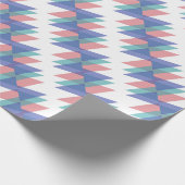 青と珊瑚の三角形 ラッピングペーパー (角)