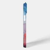 青と珊瑚の流れる色 Case-Mate iPhoneケース (裏面 / 右)