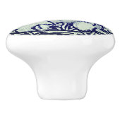 青と白うさぎファミリードロワープルノブDedham セラミックノブ (側面)