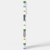 青と白かわいらしのChinoiserieトピアリーボウ Case-Mate iPhoneケース (裏面 / 右)