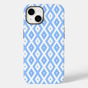 青と白のひし形 Case-Mate iPhone 14ケース