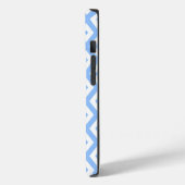 青と白のひし形 Case-Mate iPhoneケース (裏面 / 左)