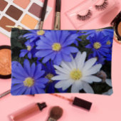 青と白のアネモネスフローラ アクセサリーポーチ