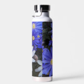 青と白のアネモネスフローラ ウォーターボトル (右面)