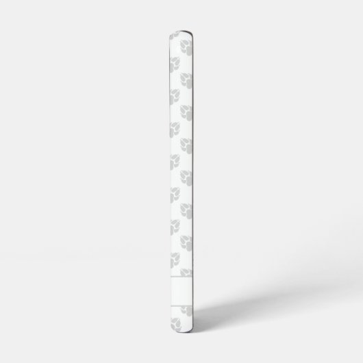 青と白のイタリアン肉足のグレイハウンド犬 SAMSUNG GALAXYケース (左側面)