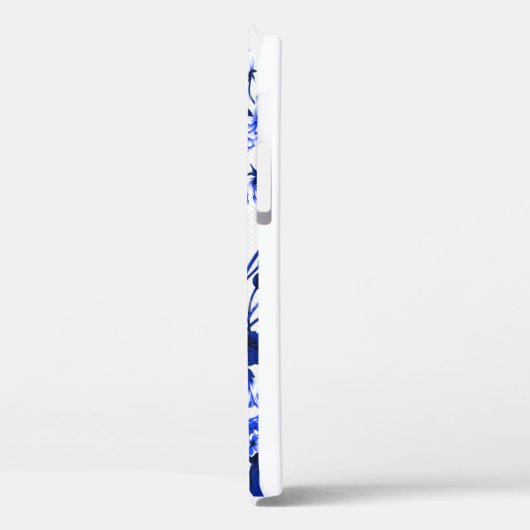 青と白のイメージiPhoneケース Case-Mate iPhoneケース (裏面 / 左)