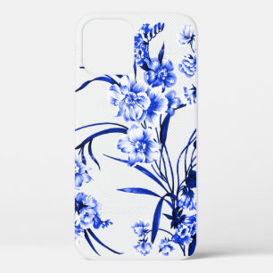 青と白のイメージiPhoneケース iPhone 12ケース