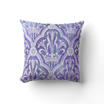 青と白のウィリアム・モリスヴィンテージリバーシブル