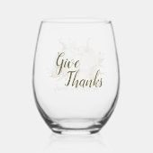 青と白のカボチャの静物生活 ステムなしワイングラス