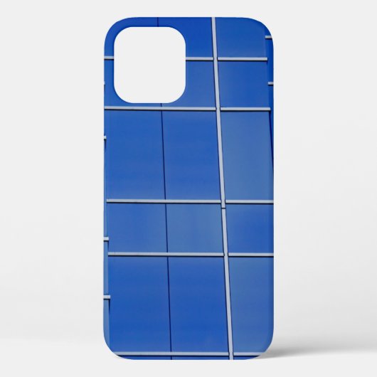 青と白のガラス窓 Case-Mate iPhoneケース (裏面)