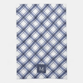 青と白のキッチンタオル キッチンタオル (縦)