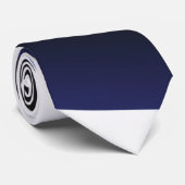 青と白のクラシック ネクタイ (ロール)