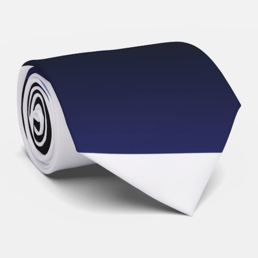 青と白のクラシック ネクタイ (ロール)